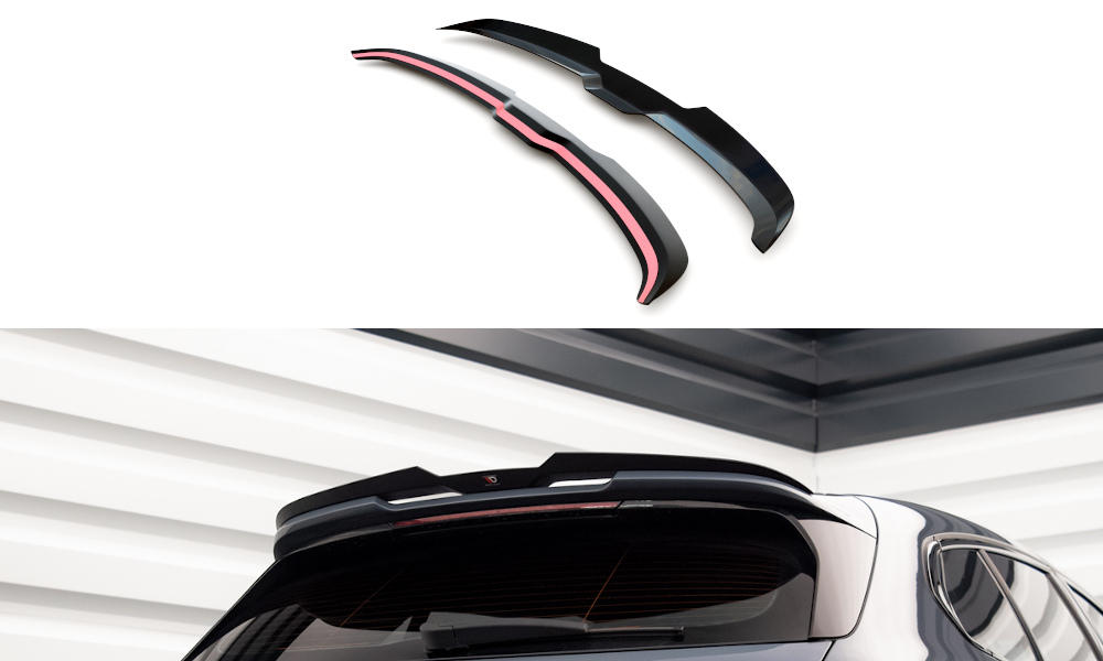 Spoiler V.2 BMW M135i F40 Maxton Glans Zwart