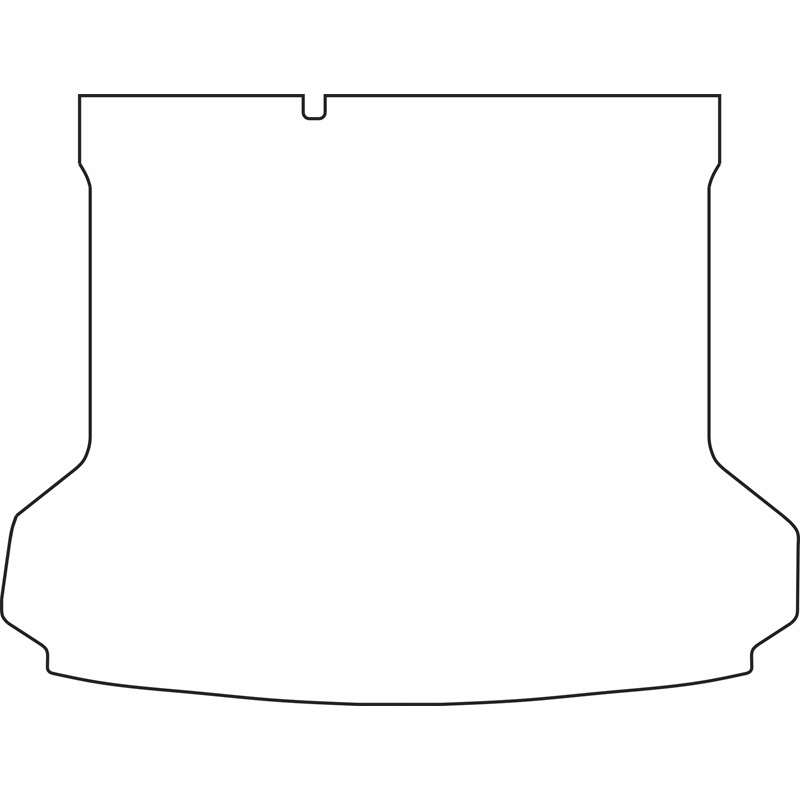 Tapis de coffre en velours sur mesure pour Volkswagen ID.4 2020- (Sol en bas)