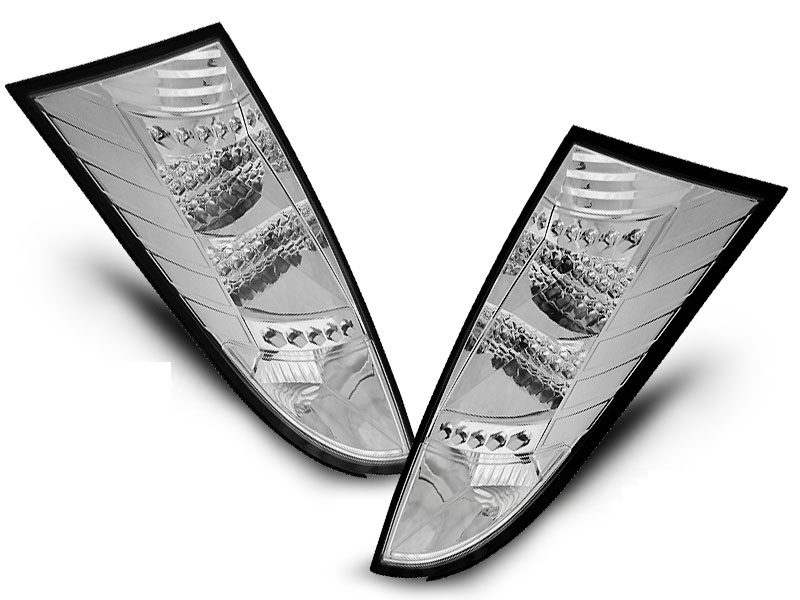 Feux arriere LED Ford Focus 01-.. chrome