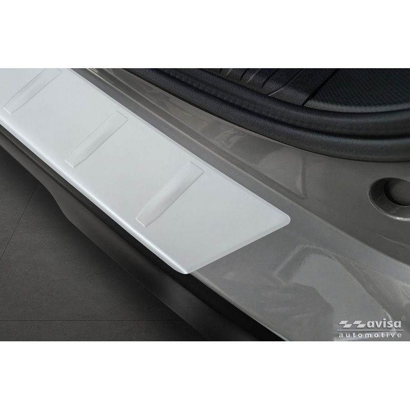 Avisa Protection de seuil arrière inox thermolaqué sur mesure pour Subaru Forester (SL) 2025- 'Soft Silver'