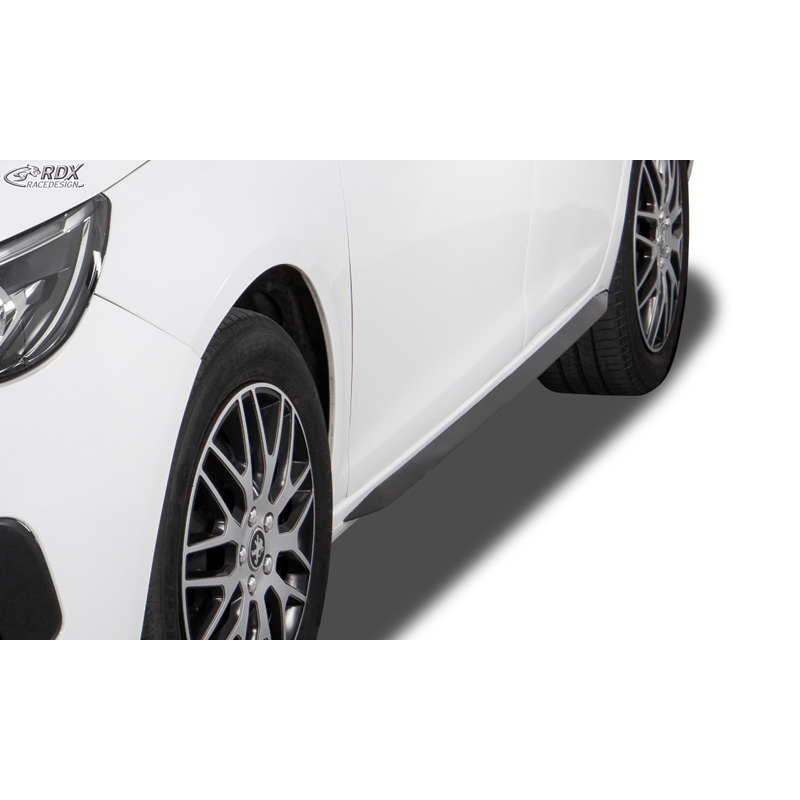 RDX Jupes latérales 'Slim' sur mesure pour Peugeot 308 II Hatchback 2013-2021 (ABS noir luisant)