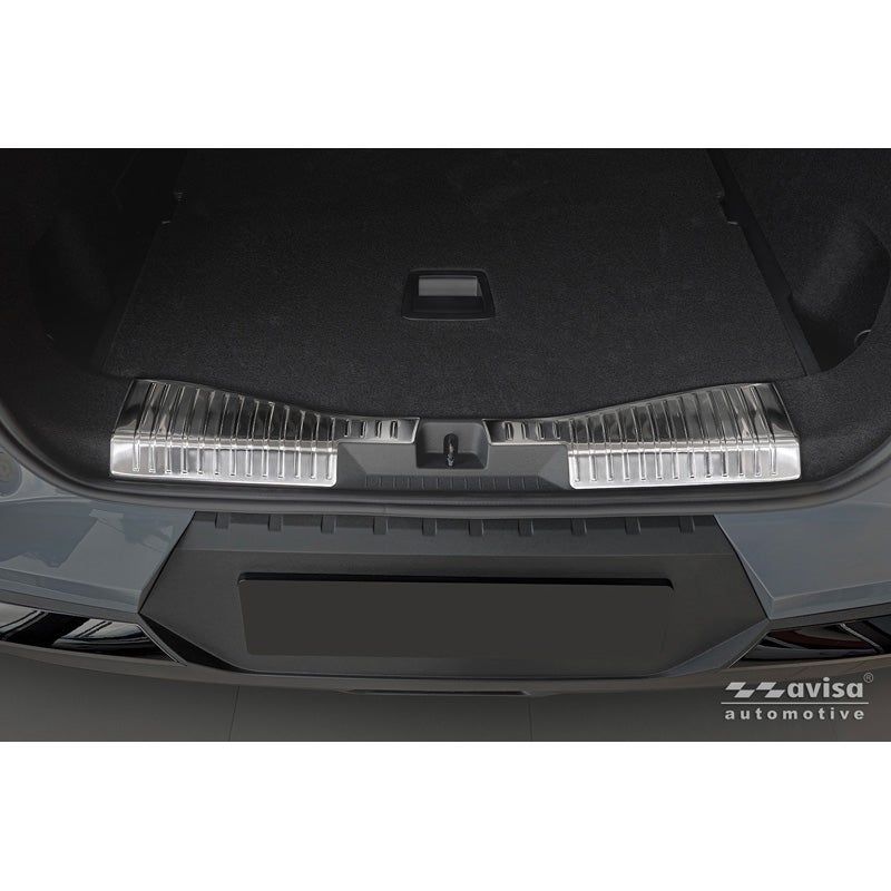 Avisa Protection de Seuil de Coffre Acier Inox sur mesure pour Opel Grandland II 2024- - Argent - 2-pièces