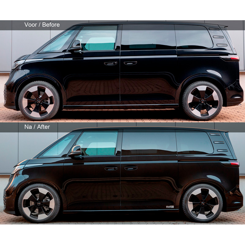 H&R Kit Combiné fileté Monotube sur mesure pour Volkswagen ID. Buzz Pro 2WD LWB & GTX 4motion SWB+LWB 150/210/250kW 2022- AV40-55/AR30-50mm