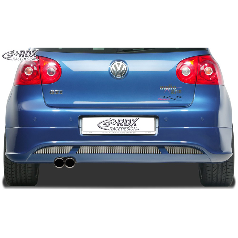 Jupe arrière sur mesure pour Volkswagen Golf V Hatchback 3/5-portes 2003-2008 'V2' (échappement à gauche) excl. Variant/Plus (ABS)