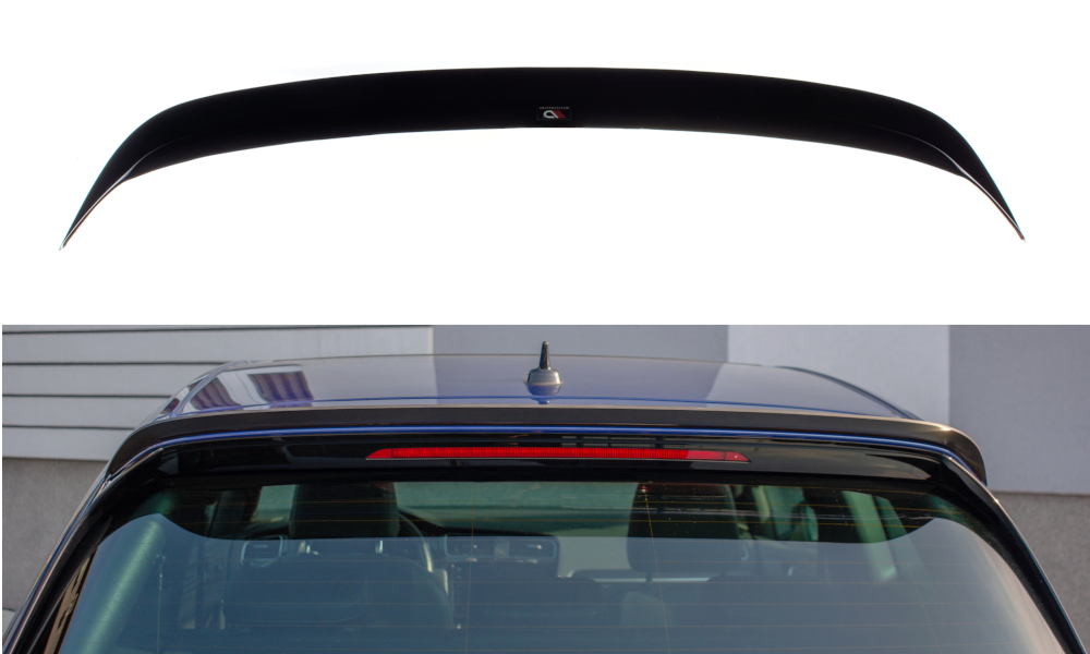 Spoiler VW Golf 7 R/ GTI Facelift Glans Zwart Maxton