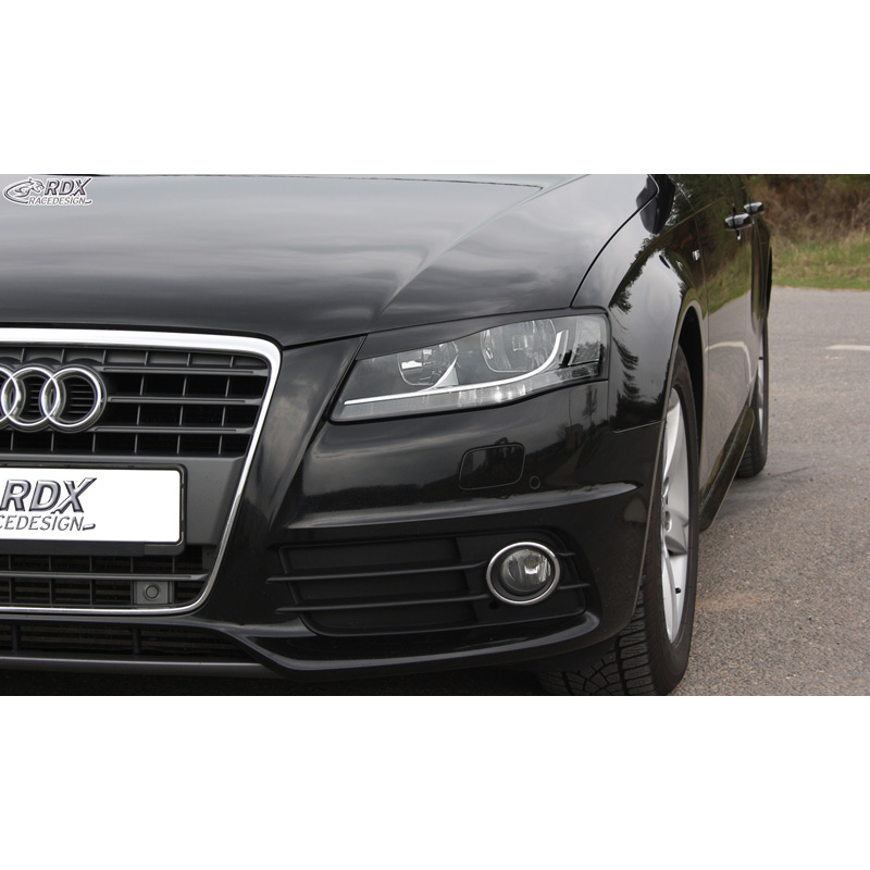 Spoilers de phares sur mesure pour Audi A4 B8 2008-2012 (ABS)