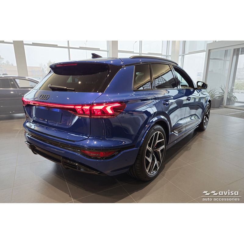 Avisa Protection de seuil arrière inox noir Audi Q6 e-tron (GFB) 2024- 'Shadow Premium'