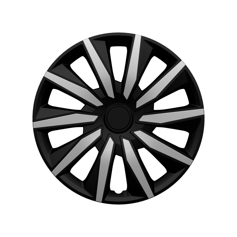 Jeu d'enjoliveurs Decente 15-inch argent/noir