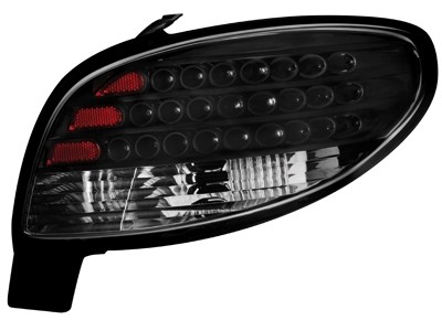 Feux arriere Peugeot 206 LED noire AANBIEDING