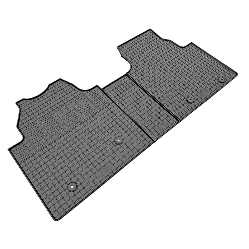 Set tapis de caoutchouc sur mesure pour Ford Tourneo Custom (V710) 2023- (3-pièces + points de fixage)