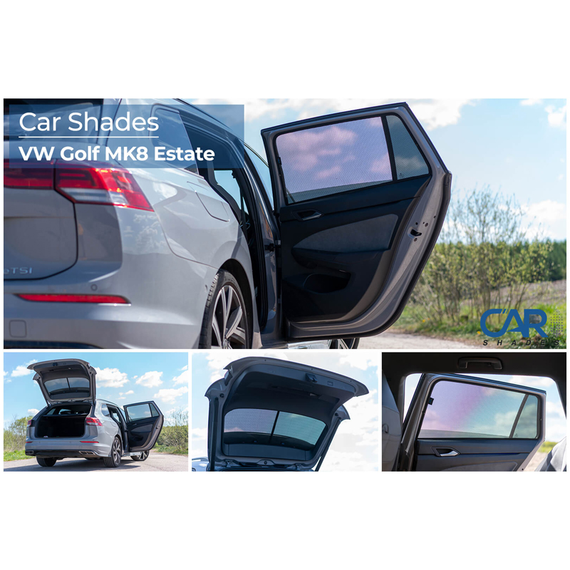 Set de Car Shades sur mesure pour Volkswagen Golf VIII Variant 2020- (6-pièces)