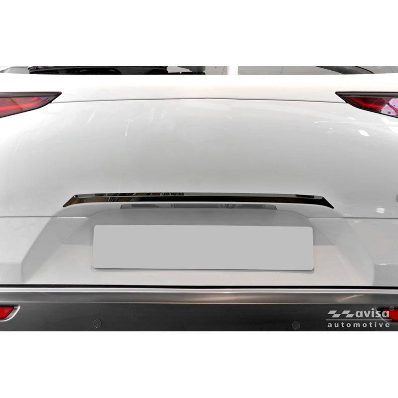 Avisa Moulure de hayon en Inox Noir Chrome sur mesure pour Mazda CX-30 (DM) 2019-