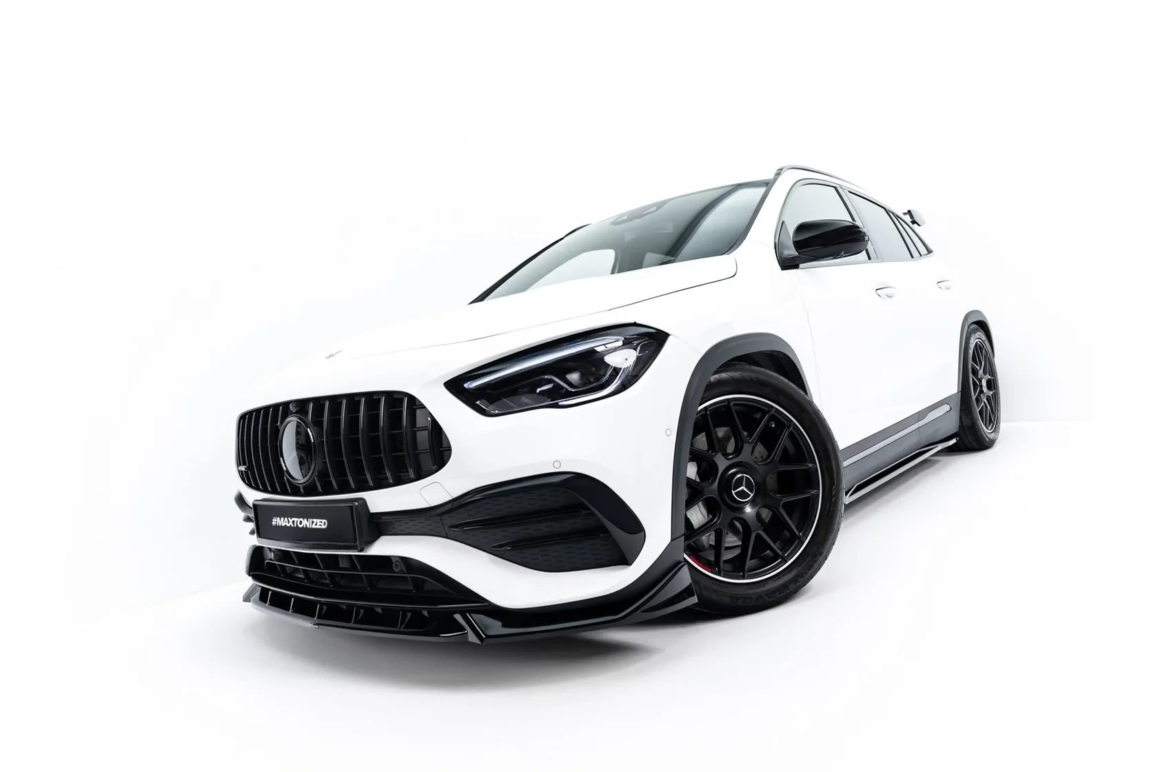 Voorspoiler Mercedes-AMG GLA 35 H247 Glans Zwart