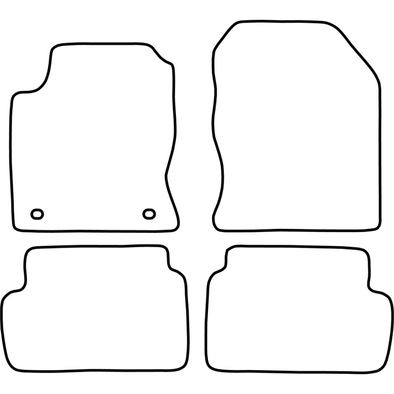 Set de tapis de sol sur mesure pour Ford Focus 1998-2002