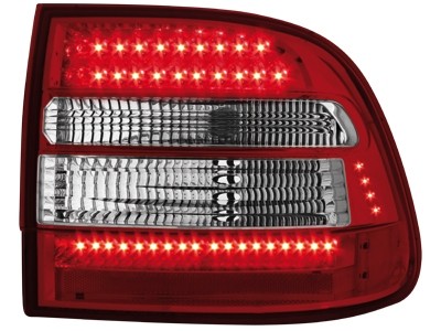 Feux arriere Porsche Cayenne LED rouges/blanc
