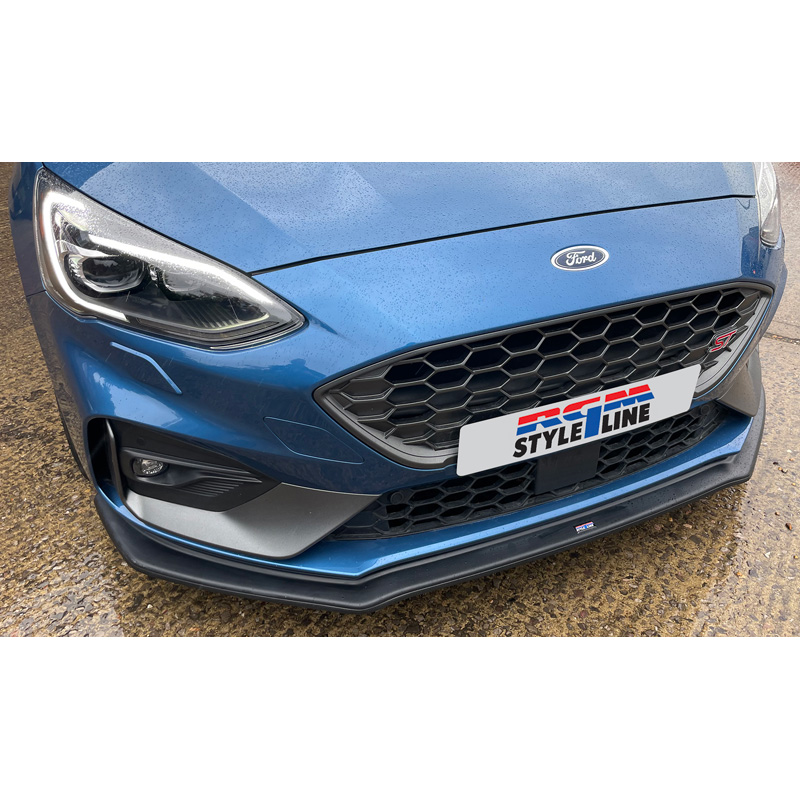 RGM Spoiler avant  sur mesure pour Ford Focus IV ST & ST-Line 2018- - Noir (ABS)