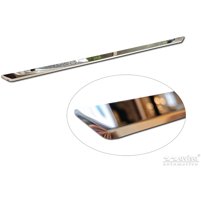 Avisa Revêtement d'habillage du hayon du coffre inox Chrome sur mesure pour BMW X5 IV (G05) M-Sport 2018-2023 & Facelift 2023-