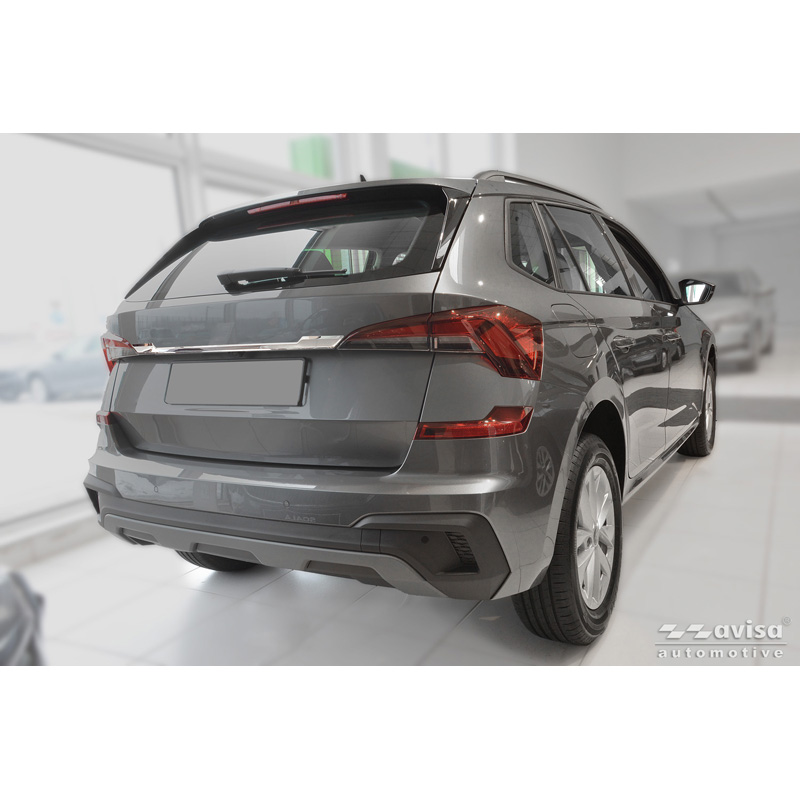 Avisa Revêtement d'habillage du hayon du coffre inox Chrome sur mesure pour Skoda Kamiq (NW4) 2019-2024 & Facelift 2024-