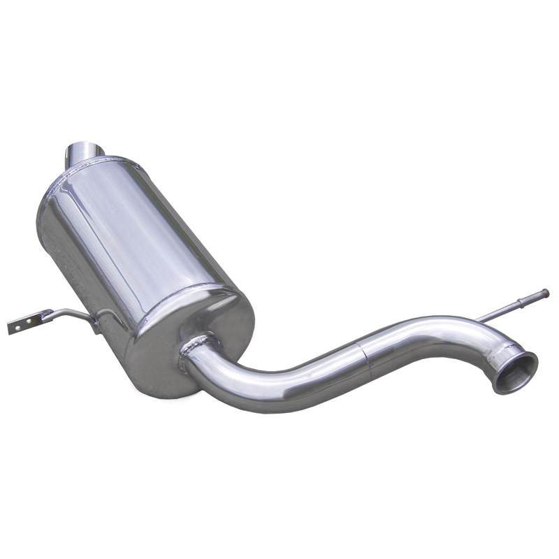 100% Inox Échappement Sport 'Central' sur mesure pour Renault Megane III RS 2.0T (250cv) 2010- (Ø70mm)