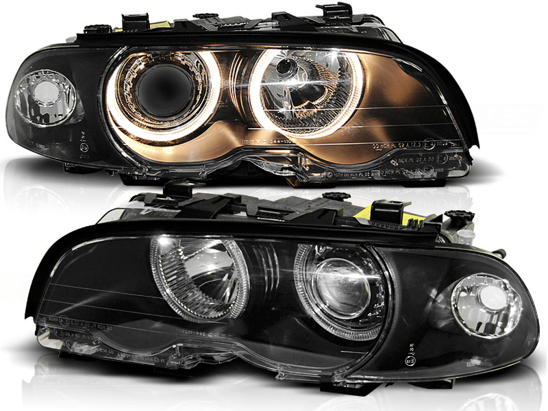 Phares BMW E46 (Coupe/Cabrio (>8.01) Angel Eyes