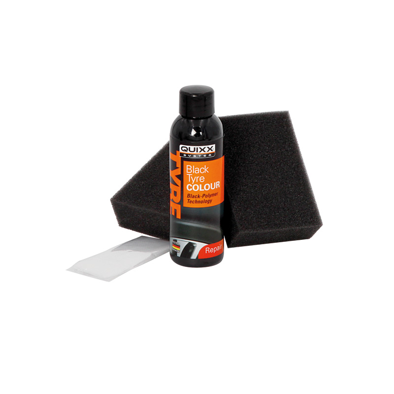 Quixx Black Tyre Colour / Peinture Noire pour Pneus 75ml