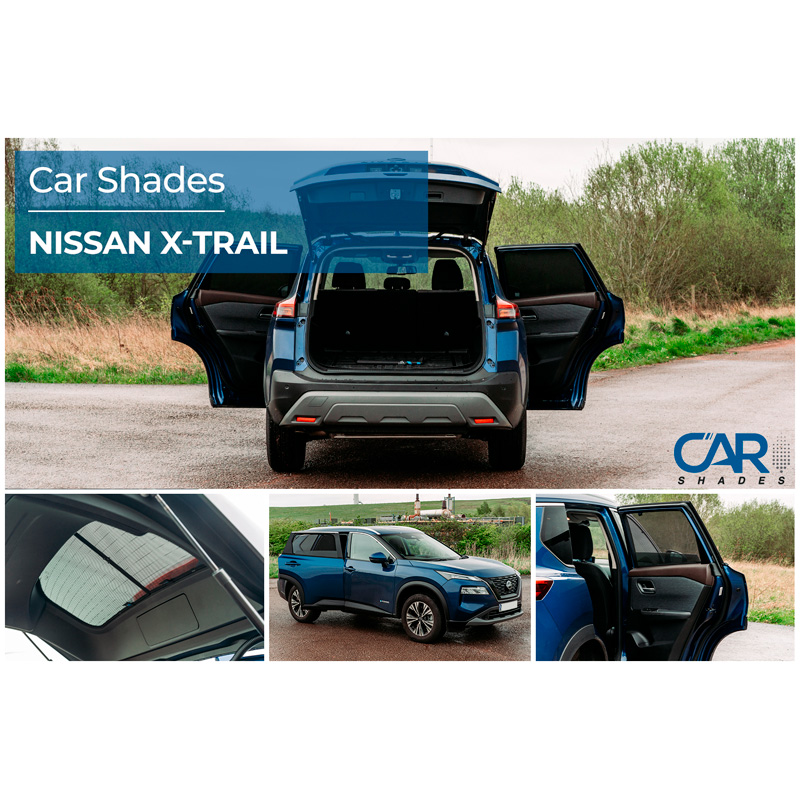 Set de Car Shades sur mesure pour Nissan X-Trail (T33) 5 portes 2022- (6-pièces)