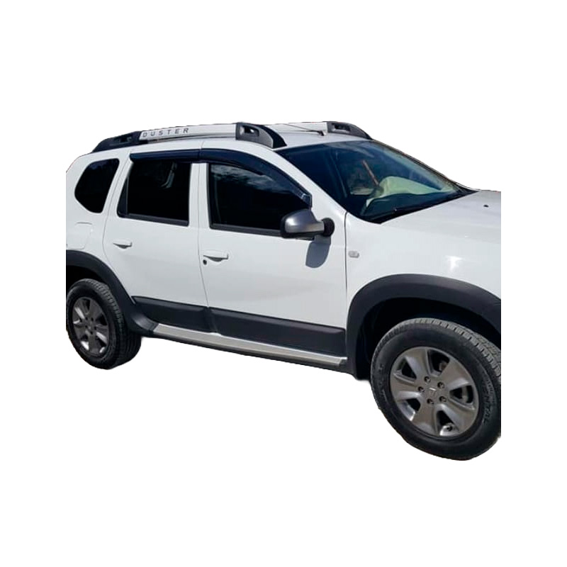 Jeu de baguettes de porte sur mesure pour Dacia Duster I 2010-2017 - Noir mat