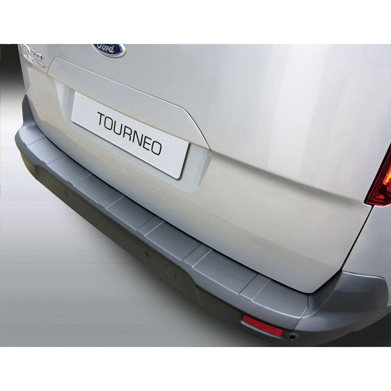Protection de seuil arrière (ABS) sur mesure pour Ford Tourneo Connect & Grand Tourneo Connect 2014-2022 / Transit Connect 2014- Noir