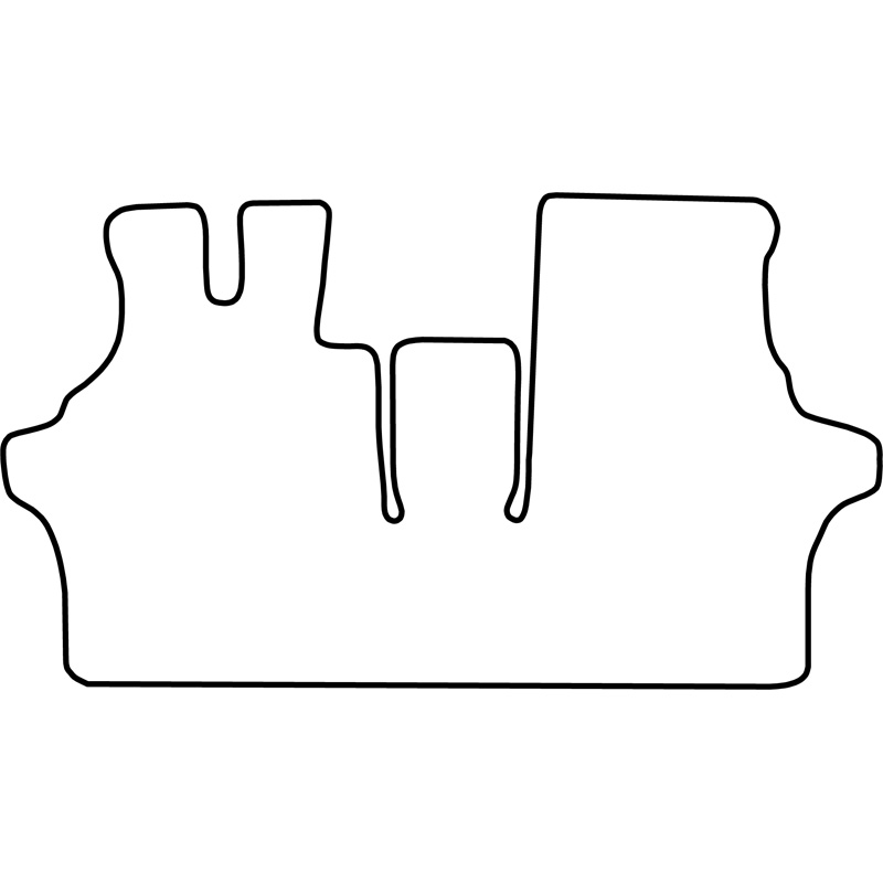 Set de tapis de sol sur mesure pour Mercedes Vito 1996-1999 (seulement avant)