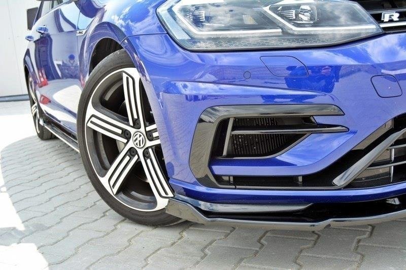 Voorspoiler  VW Golf 7.5 R Facelift Glans Zwart