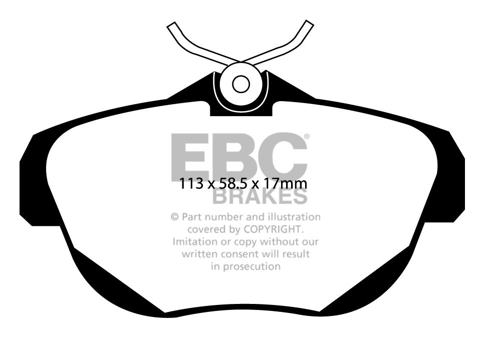 EBC Brakes PEUGEOT BEDRIJFSWAGEN Expert 1.6 TD 2007-.. Remblokke