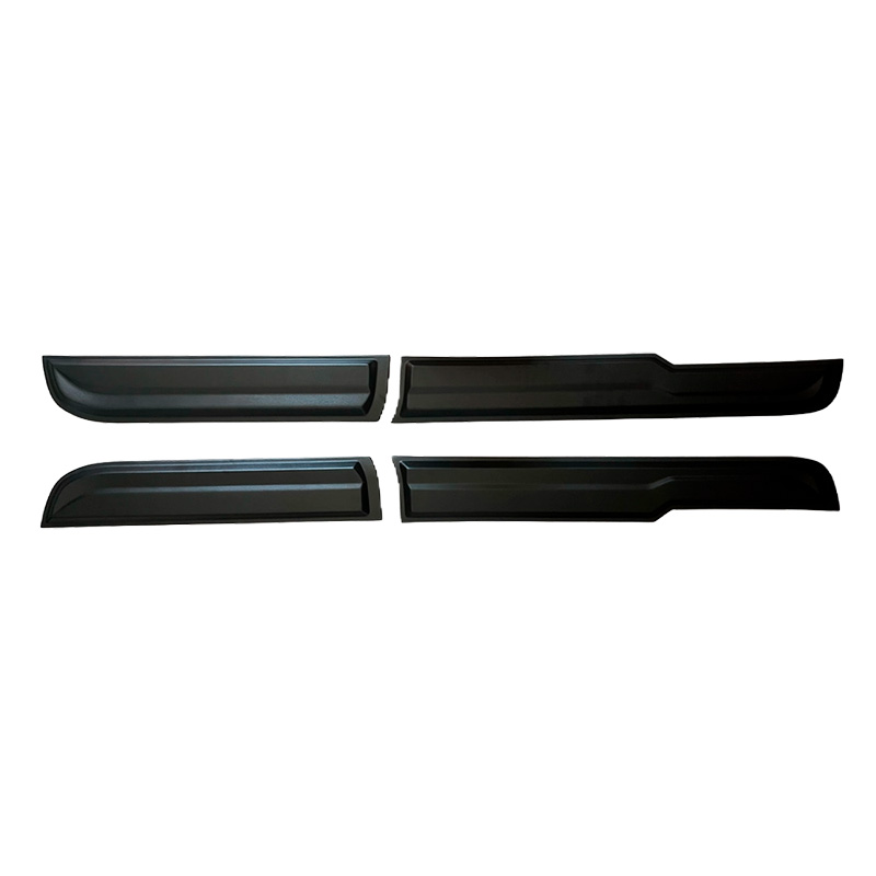 Jeu de baguettes de porte sur mesure pour Ford Ranger T9 2022- - Noir mat