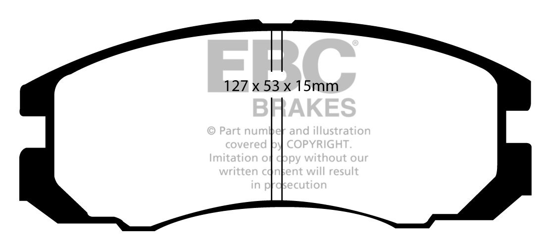 EBC Brakes TOYOTA Celica 2.0 GTi Cabriolet 88-90 Remblokken voor