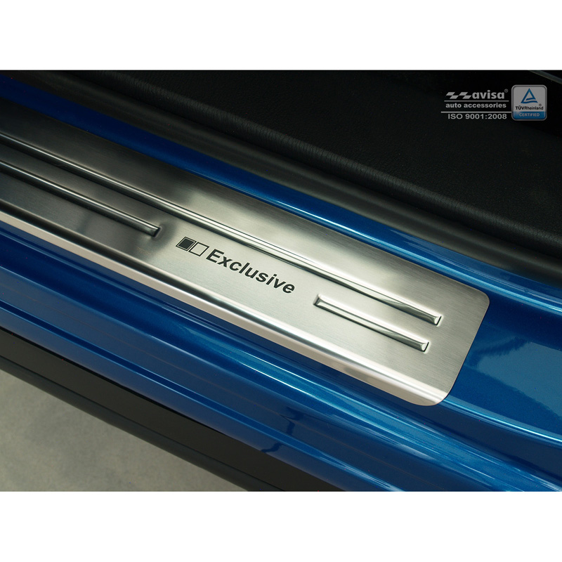 Seuils de portes inoxydable sur mesure pour Mazda CX-5 I 2012-2017 - 'Exclusive' - 4-pièces