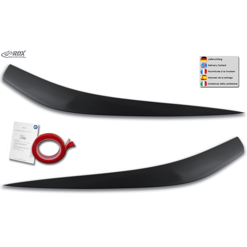 Spoilers de phares sur mesure pour Kia Ceed (CD) & ProCeed (CD) 2018- (ABS)