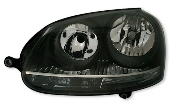 Phares VW Golf V Black/cristal Electric
