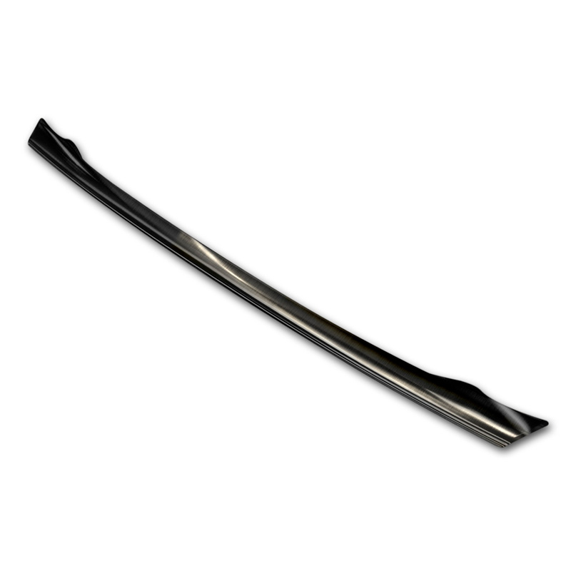 Protection de seuil arrière inox noir sur mesure pour Toyota C-HR 2016-2019 & Facelift 2019-2023