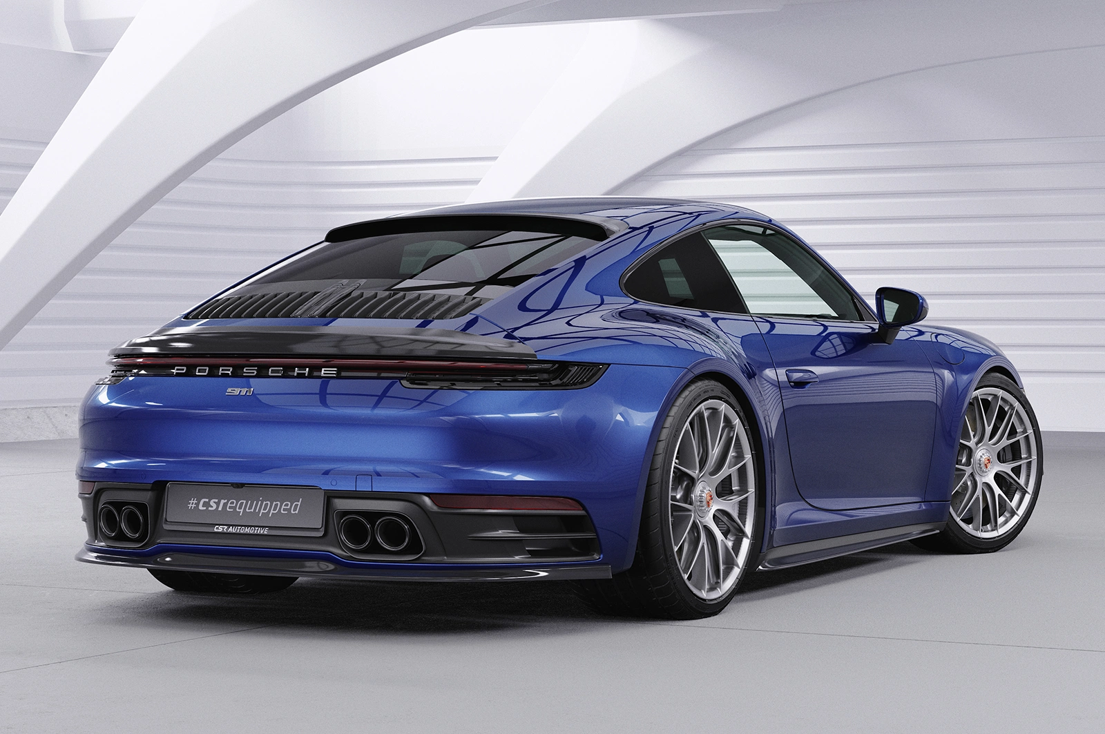 Achterspoiler Porsche 911 (992) (2019–heden) Glans Zwart – CSR Automotive
