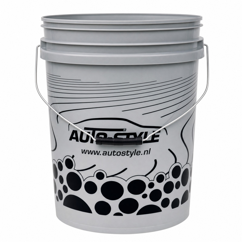 Seau lavage de voiture 20L avec Grit/Grille - gris Nardo