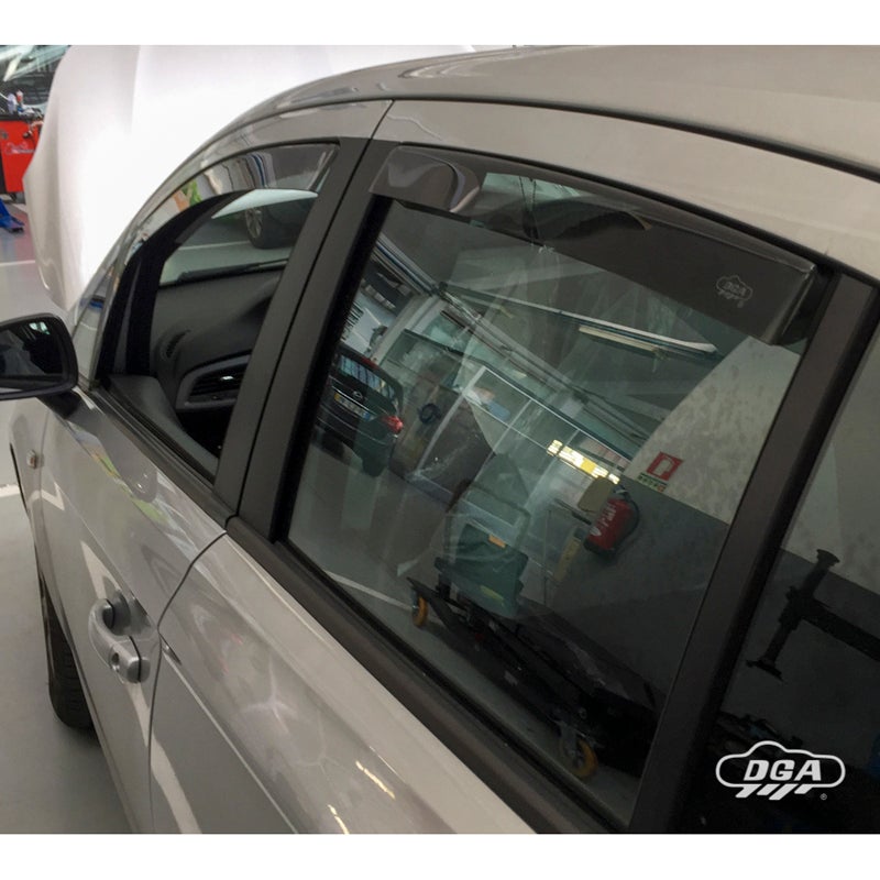 DGA Jeu de Déflecteurs d'Air sur mesure pour Opel Corsa D & E HB 5-portes 2006-2019 (4-pièces)