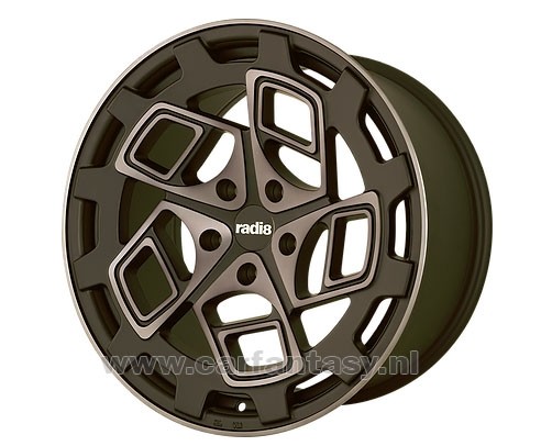 RADI8 CM9 8.5x18 5x100 35 Dark Mist 66,6 Velgen