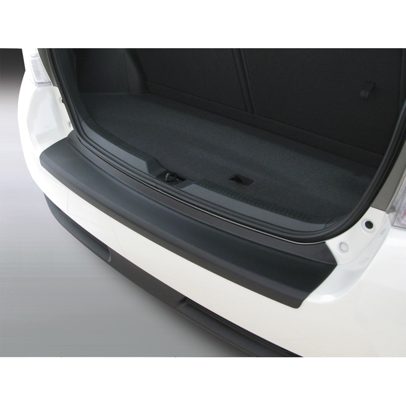 Protection de seuil arrière (ABS) sur mesure pour Toyota Verso Facelift 2013- Noir