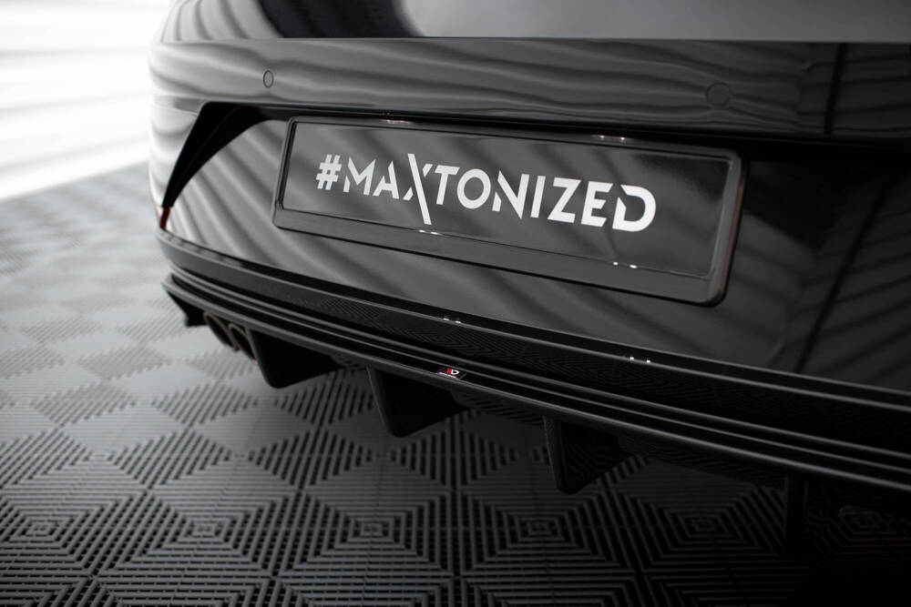 Diffuser passend voor Seat Leon 5F FL Maxton Glans Zwart