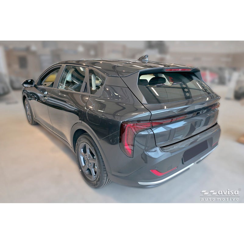 Avisa Protection de Seuil de Coffre Acier Inox sur mesure pour Kia K4 Hatchback 2026- - Noir Mat