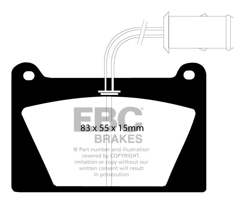 EBC Brakes AUSTIN Mini 1.3 Turbo 89-90 Remblokken voorzijde