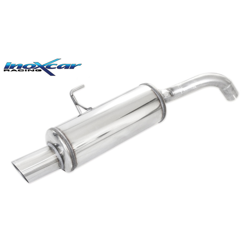 100% Inox Échappement Sport sur mesure pour Renault Clio II RS 2.0 Phase 2 172cv 2002-2003 1x90mm Rally