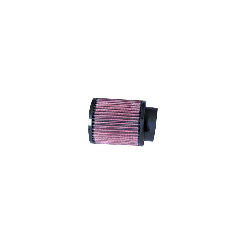 K&N Filtre à Air Universel Cylindrique 76mm raccordement, angle 5 degrés, 110mm diamètre, 127mm hauteur (RB-0910)