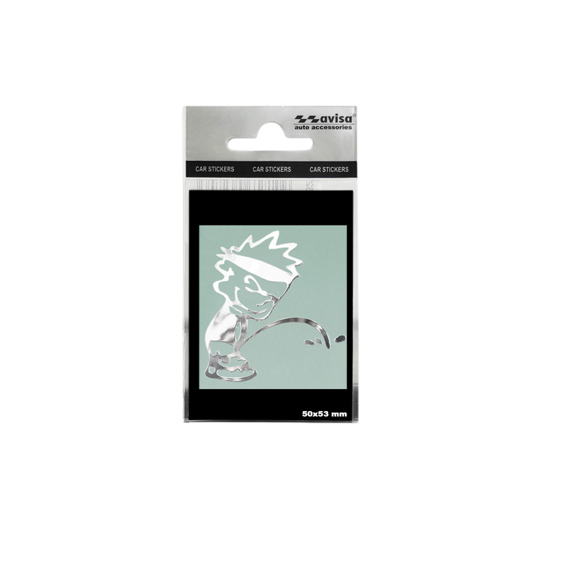 Autocollant Nickel 'Naughty 2' - 50x50mm