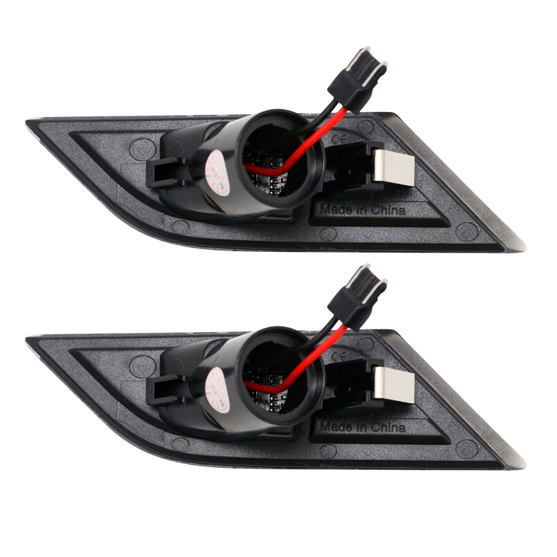 Set de Clignotants Latéraux LED sur mesure pour Volkswagen Transporter T6.1 2020-2022 - Fumée - incl. Feux Dynamiques