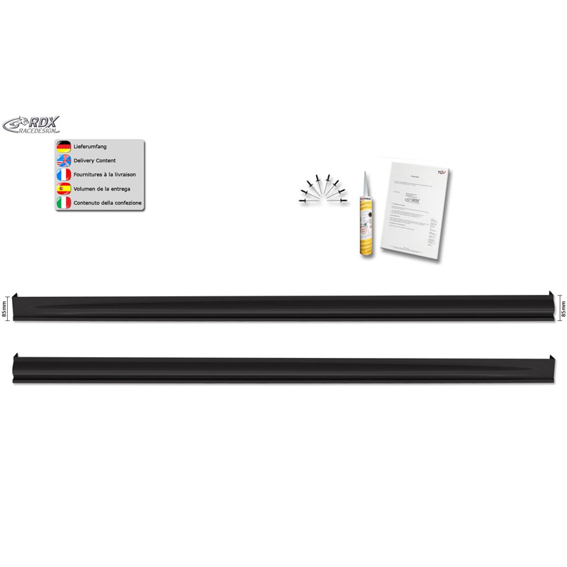 Jupes latérales sur mesure pour Volkswagen Golf VIII 2020- 'Edition' (ABS)